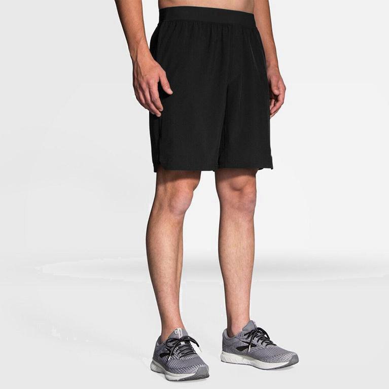 Brooks Equip 9 Løpeshorts Herre Online - Grå - Norge (HKD289053)